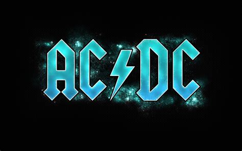 Ac Dc Logo Hd Wallpaper Wallpaper Flare