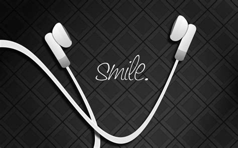 Smile Headphones Hd Wallpaper Music Wallpaper Better