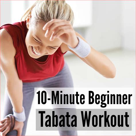 10 Minute Beginner Tabata Workout