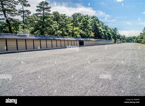 Open Spaces At The Kyoto Imperial Palace Park At Kyoto Japan 2018 Stock