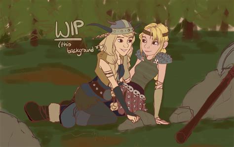 Ruffnut And Astrid Wip By Doctorpiper On Deviantart