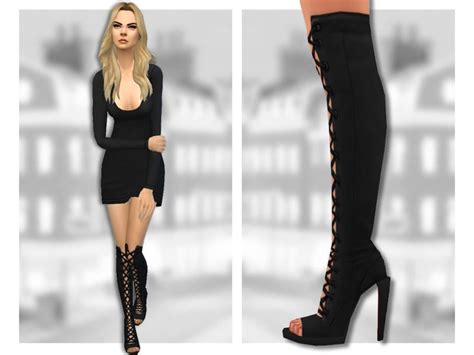 Thigh High Boots Cc For The Sims 4 — Snootysims