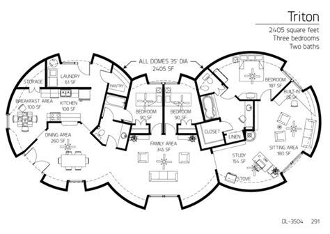 Dome home design has started rolling into mainstream america. Concrete Dome Home Plan | plougonver.com