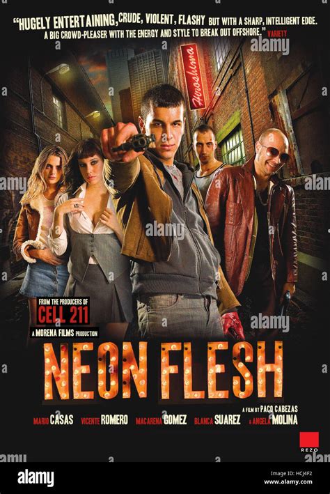 Neon Flesh Aka Carne De Neon French Poster In English From Left