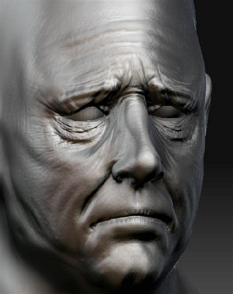 Aging Face Facial Anatomy Face Statue