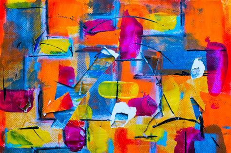 Colorful Abstract Painting Royalty Free Stock Photo And Image