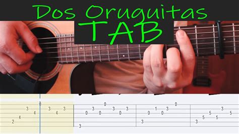 Sebastián Yatra Dos Oruguitas Fingerstyle Guitar Tab Tutorial