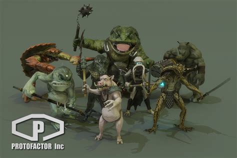 Heroic Fantasy Were Creatures Pack 3d Creatures Unity Asset Store