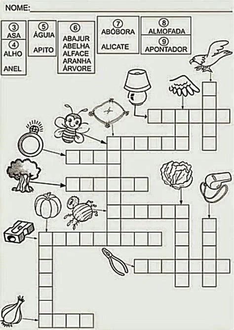 Cruzadinhas Atividades com a letra t Cruzadinha Atividades alfabetização e letramento