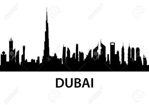 50 high quality collection of city skyline silhouette clipart by clipartmag. dubai skyline clipart free - Clipground