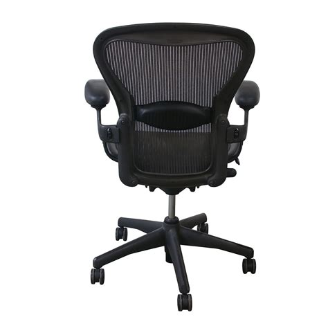 The herman miller aeron chair has three sizes: Herman Miller Aeron Used Size B Task Chair, Lead - National Office Interiors and Liquidators
