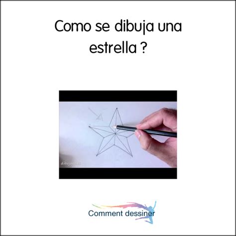 Como Se Dibuja Una Estrella Como Dibujar