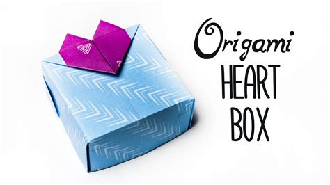 How To Make A Paper Heart Box Diy Valentines Day