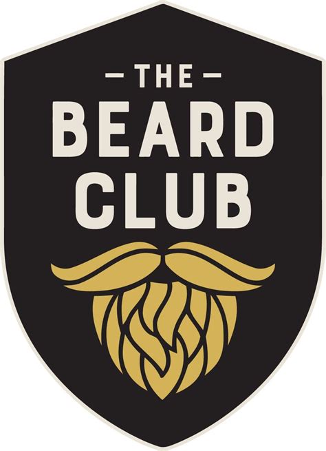 The Beard Club Logo In 2021 Beard Logos Club