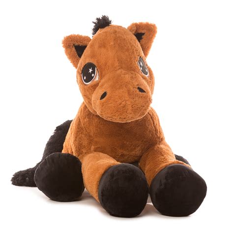 Best Made Toys Jumbo Horse Giant Plush Animal Over 4 Feet Tall