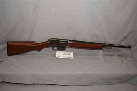 Winchester Model 1907 Sl 351 Sl Cal Mag Fed Semi Auto Rifle W 20 Bbl Blued Finish Barrel Appea