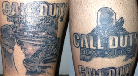 Devoted Cod Fan Gets Tattoo Of Ghosts And Black Ops 2 Charlie Intel