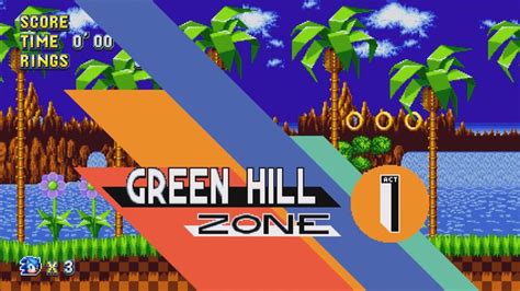 Sonic Mania Green Hill Zone All Acts Boss Youtube