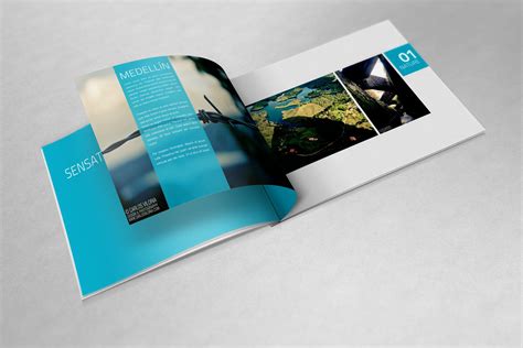 A4 Landscape Book Mockups Product Mockups ~ Creative Market