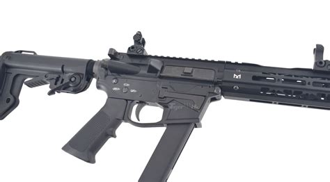 King Arms Tws 9mm Sbr Gbb Rifle Black Airsoft Tiger111hk Area