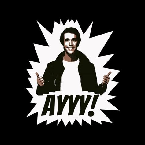 Okay, so your cubicle is boring, you haven't had a good date in. HAPPY DAYS | FONZIE | AYYY! Art Print (With images) | Art ...