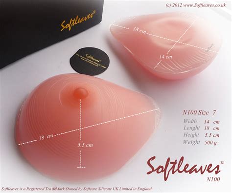 softleaves n100 1 natural look silicone breasts not breast prosthesis inserts ebay