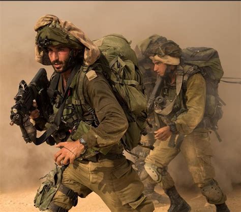 Idf Soldiers Of The Golani Brigade During Training In South Of Israel