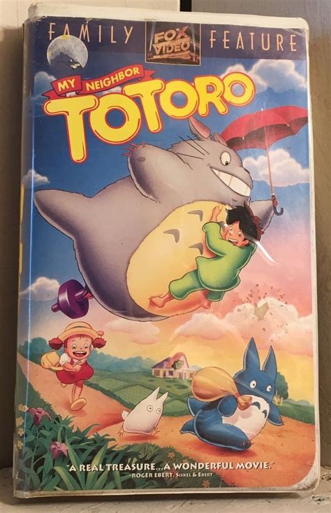 1994 Vhs Tape My Neighbor Totoro Studio Ghibli Fox Video Former