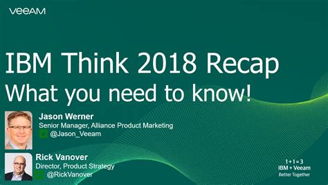 Ibm Think 2018 Recap