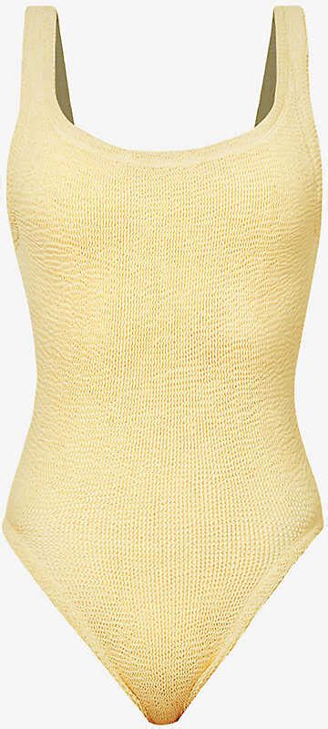 Hunza G Nile Square Neck Crinkle Textured Swimsuit Shopstyle