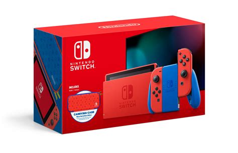 Nintendo Switch Mario Red And Blue Edition