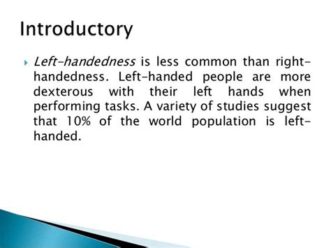 the benefits of being left handed people