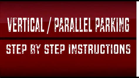 Downsides to parallel parking between four poles. Learn how to park vertical and parallel parking. You will drive if you can park. - YouTube