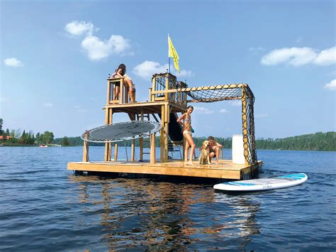 Floating Dock With Slide And Diving Board About Dock Photos Mtgimage Org