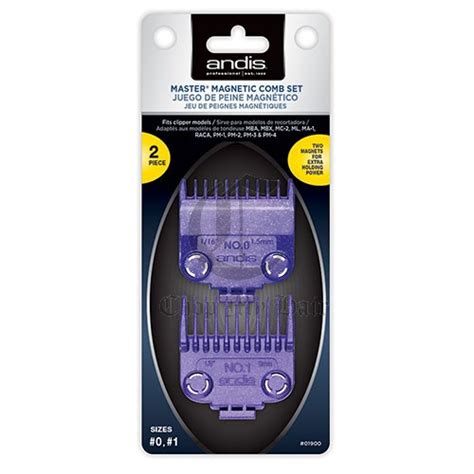 This equates to the following measurements: Andis Master Magnetic Guide Attachment Comb Set #0-#1 01900