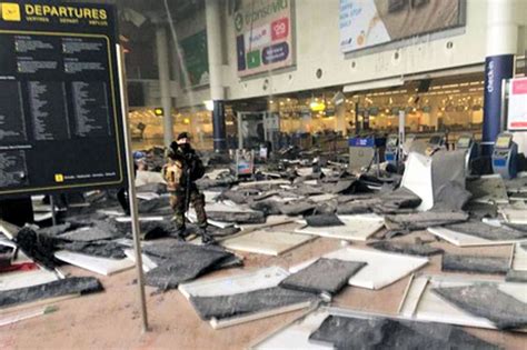 Deux explosions ont retenti peu avant 8 heures à l'aéroport international de zaventem. Attentat à Zaventem (Bruxelles) : explosions à l'aéroport ...