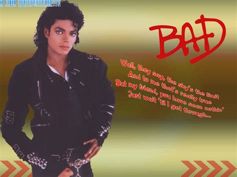 Free Download Michael Jackson Bad Era Wallpaper By Rukia Bankai On