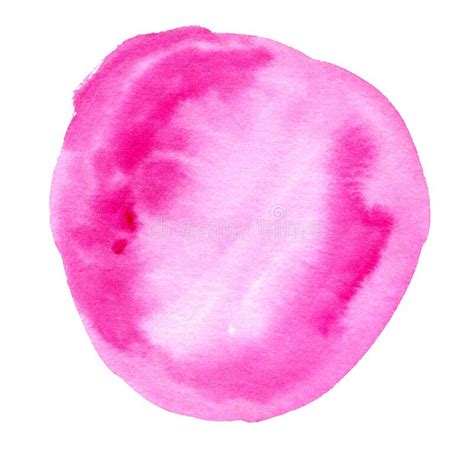 Abstract Watercolor Background Hand Drawn Pink Watercolor Spot Stock