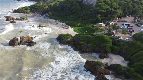 V Deo Premium Dron De La Playa De Tambaba Sobrevolando Hermosas Y