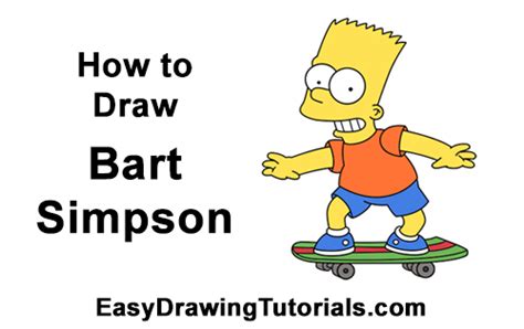 Bart Simpson Skateboarding Carinewbi