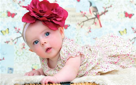 Cute Baby Girl Wallpaper Wallpapersafari