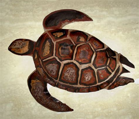 hand carved stone hawaiian sea turtles tropical