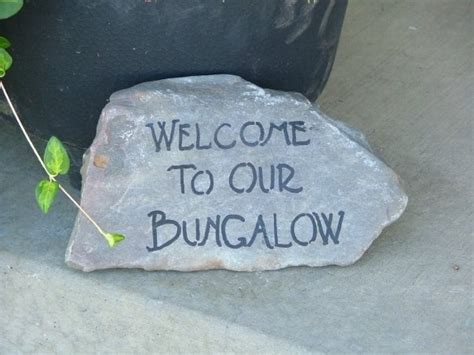 Make A Welcome Rock For Your Front Porch Or Steps Or Use It As A