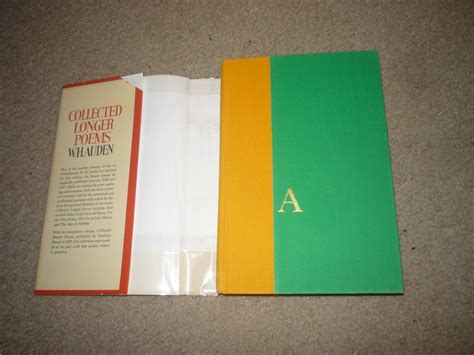 Collected Longer Poems Wh Auden 1st Hardcover Ebay