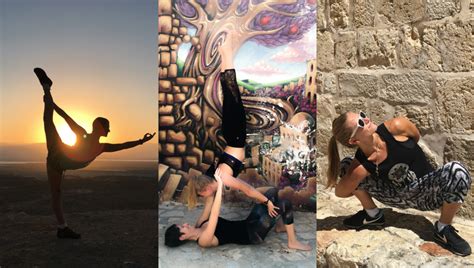 Capturing Israel One Yoga Pose At A Time Honeymoon Israel