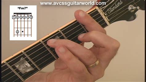 Guitar Lessons How To Play The Fm7 Barre Chord For Beginner To