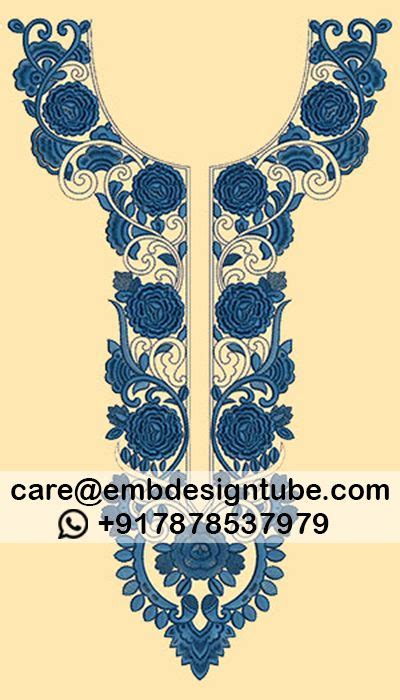 Pin By Lio Embdesigntube Blog On Neck Embroidery Designs Latest