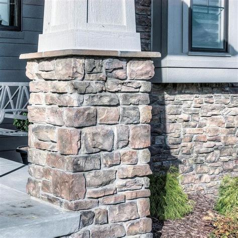 Coronado Stone Products Ledgestone 90 Lin Ft Greycliffe Outside Corner