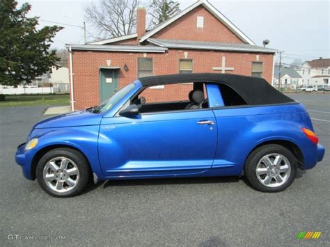 2005 Electric Blue Pearl Chrysler Pt Cruiser Touring Turbo Convertible