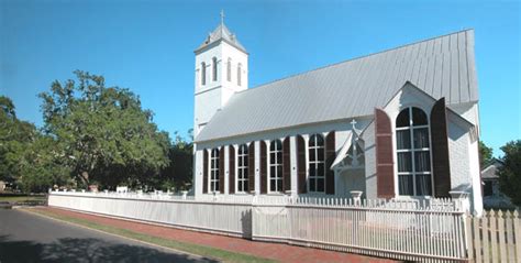Old Christ Church At Film North Florida Pensacola Bay Area Production